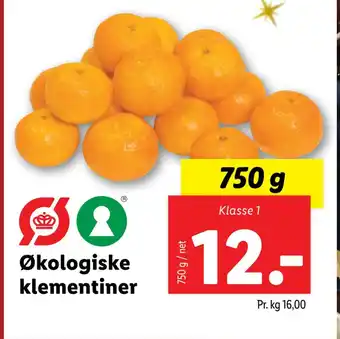 Lidl Klementiner tilbud