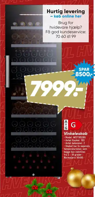 Bilka Vinkøleskab tilbud