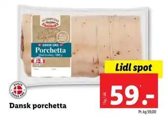 Lidl Dansk porchetta tilbud