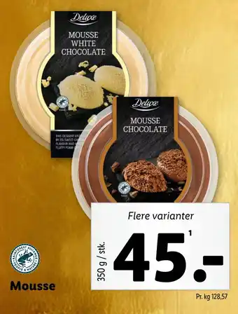 Lidl Mousse tilbud