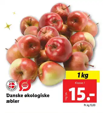 Lidl Danske økologiske æbler tilbud