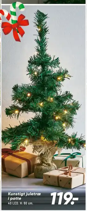 Bilka Kunstigt juletræ i potte tilbud