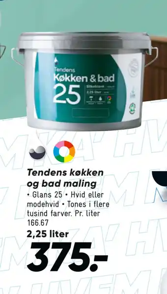 Tendens køkken og bad maling
