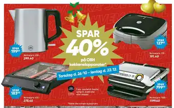 Sandwich toaster, optigrill, brødrister eller elkedel