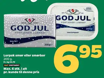 Netto Lurpak smør eller smørbar tilbud