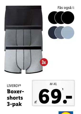 Lidl Boxer shorts 3-pak tilbud