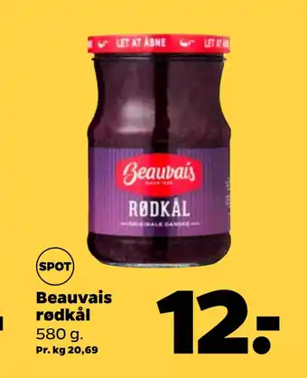 Netto Beauvais rødkål tilbud