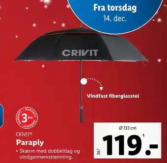 Lidl Paraply tilbud