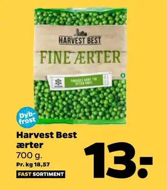 Netto Harvest best ærter tilbud