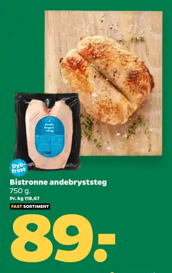 Netto Bistronne andebryststeg tilbud
