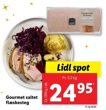 Lidl Gourmet saltet flæskesteg tilbud