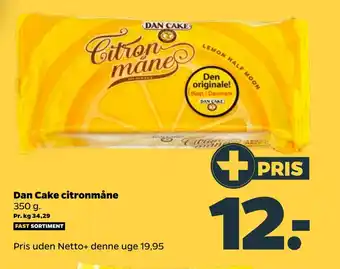 Netto Dan cake citronmåne tilbud