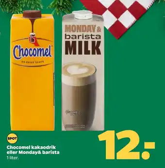Netto Chocomel kakaodrik eller monday& barista tilbud