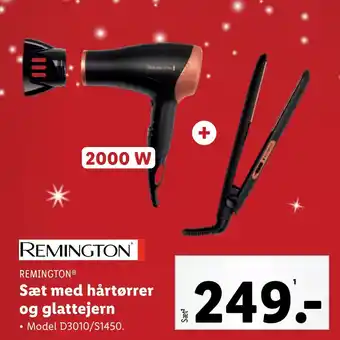 Lidl Sæt med hårtørrer og glattejern tilbud