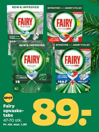 Netto Fairy opvasketabs tilbud