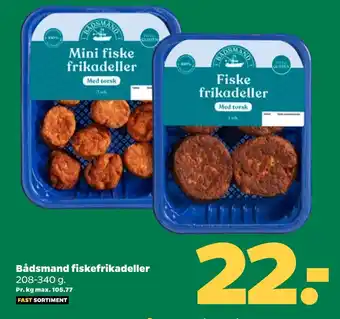 Netto Bådsmand fiskefrikadeller tilbud