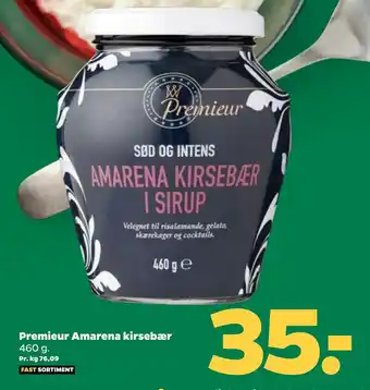 Netto Premieur amarena kirsebær tilbud
