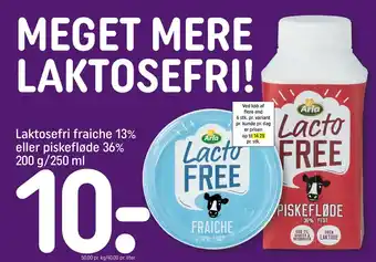 REMA 1000 Laktosefri fraiche 13% eller piskefløde 36% tilbud