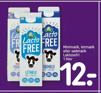 REMA 1000 Minimælk, letmælk eller sødmælk laktosefri tilbud