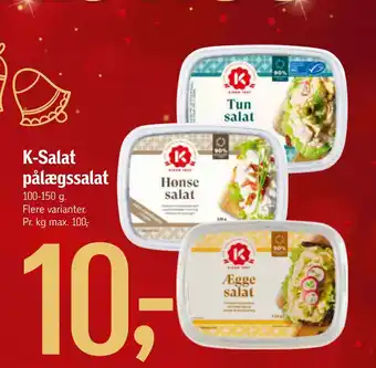 Føtex K-salat pålægssalat tilbud