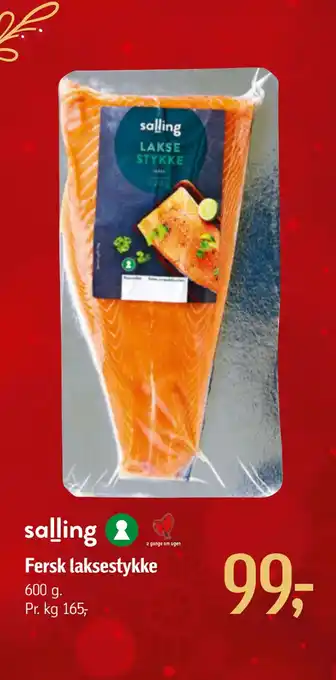 Føtex Fersk laksestykke tilbud
