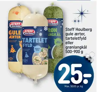 REMA 1000 Steff houlberg gule ærter, tarteletfyld eller grønlangkål tilbud