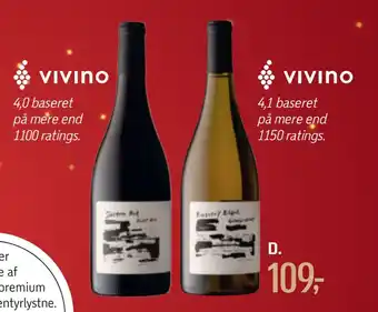 Føtex Buttery blanc chardonnay eller sincere red pinot noir tilbud