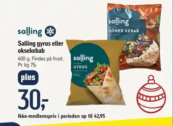 Føtex Salling gyros eller oksekebab tilbud