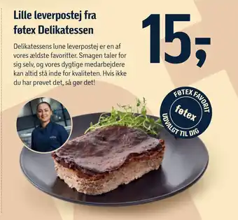 Føtex Lille leverpostej fra føtex delikatessen tilbud