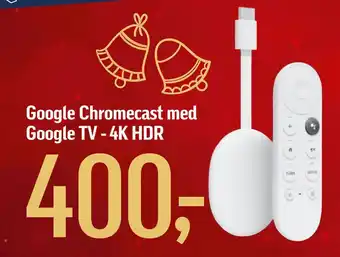 Føtex Google chromecast med google tv - 4k hdr tilbud