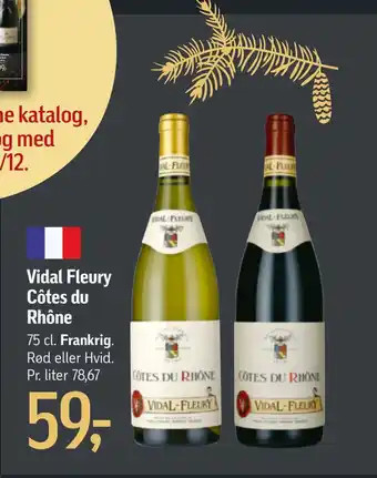 Føtex Vidal fleury côtes du rhône tilbud