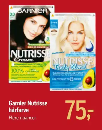 Føtex Garnier nutrisse hårfarve tilbud