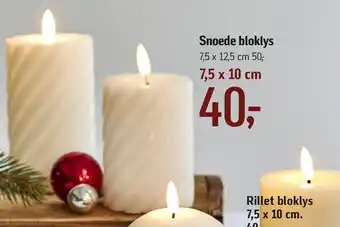 Føtex Snoede bloklys tilbud