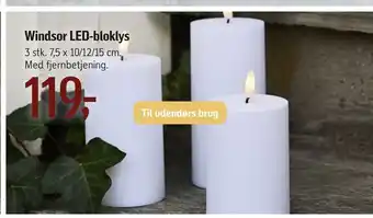 Føtex Windsor led-bloklys tilbud