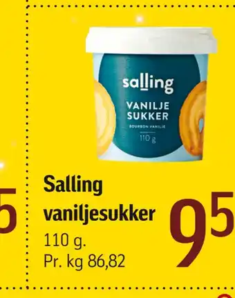 Føtex Salling vaniljesukker tilbud