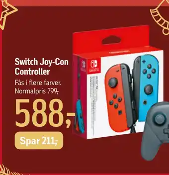 Føtex Switch joy-con controller tilbud