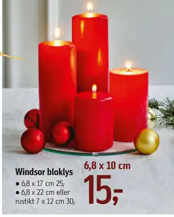 Føtex Windsor bloklys tilbud