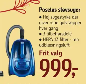 Føtex Poseløs støvsuger tilbud
