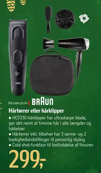 Føtex Hårtørrer eller hårklipper tilbud