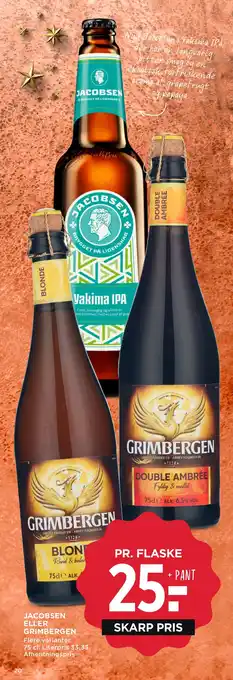 MENY Jacobsen eller grimbergen tilbud