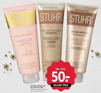 MENY Stuhr hårpleje eller styling tilbud