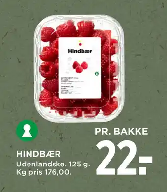 MENY Hindbær tilbud