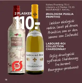 MENY Økologisk puglia primitivo tilbud