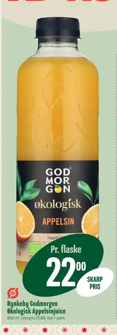 Rynkeby godmorgen økologisk appelsinjuice