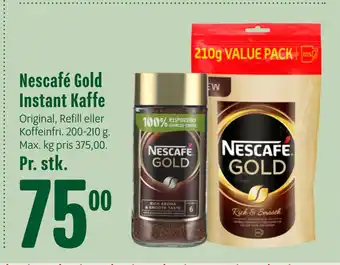 Min Købmand Nescafé gold instant kaffe tilbud