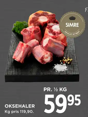 MENY Oksehaler tilbud