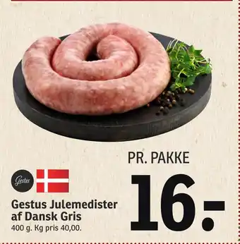 SPAR Gestus julemedister af dansk gris tilbud