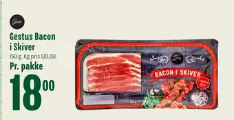 Gestus bacon i skiver