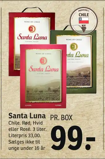 SPAR Santa luna tilbud