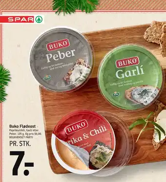 SPAR Buko flødeost tilbud